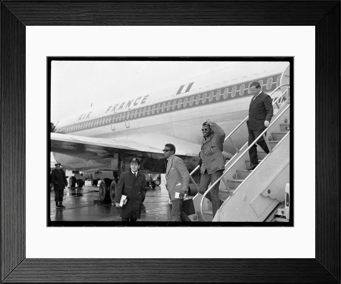Framed Print : Stokely Carmichael and Dalle Smith Framed Print : Stokely Carmichael and Dalle Smith