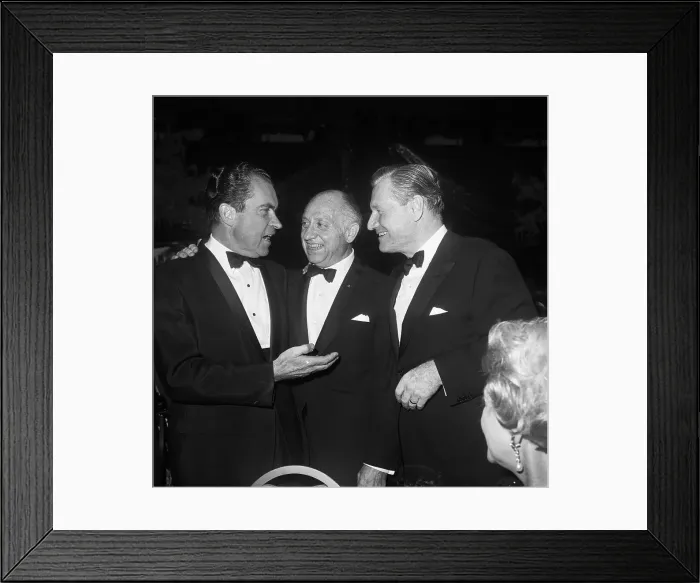 Framed Print : Richard Nixon With Nelson Rockefeller Framed Print : Richard Nixon With Nelson Rockefeller