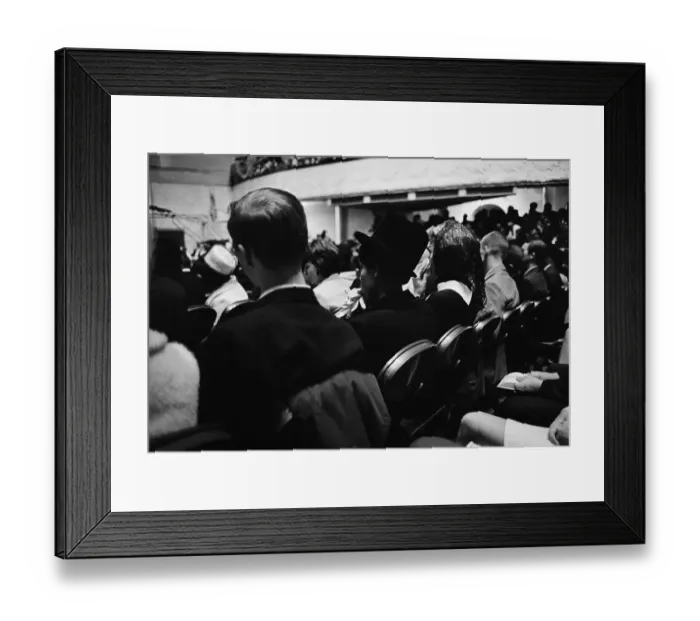 Framed Print : Mrs. Otis Redding Attending Her Husbands Funeral Framed Print : Mrs. Otis Redding Attending Her Husbands Funeral