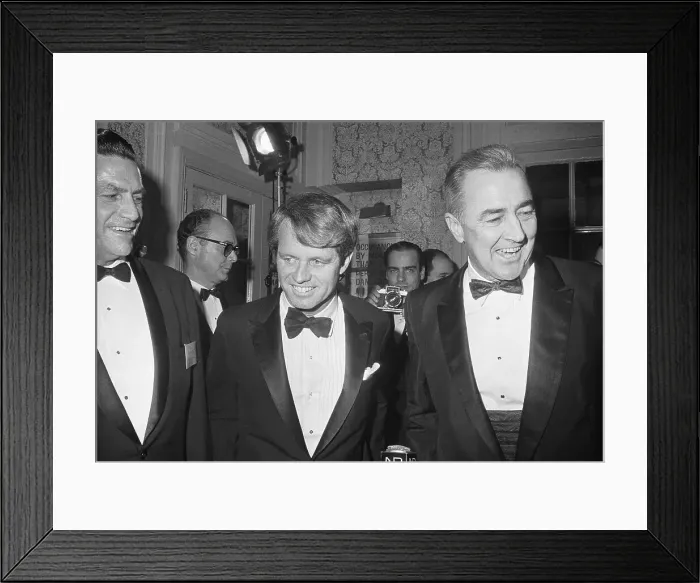 Framed Print : Democratic Senator's Kennedy and McCarthy Framed Print : Democratic Senator's Kennedy and McCarthy