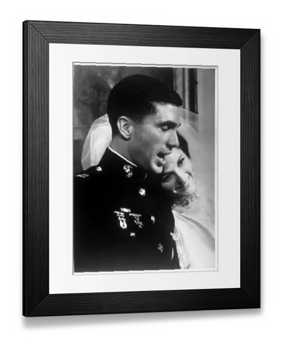 Framed Print : Lynda Johnson and Husband Charles Robb