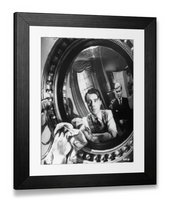 Framed Print : Dirk Bogarde and James Fox in The Servant Framed Print : Dirk Bogarde and James Fox in The Servant