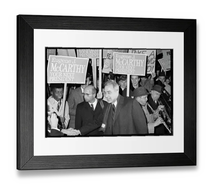 Framed Print : McCarthy Campaigning for Presidency Framed Print : McCarthy Campaigning for Presidency