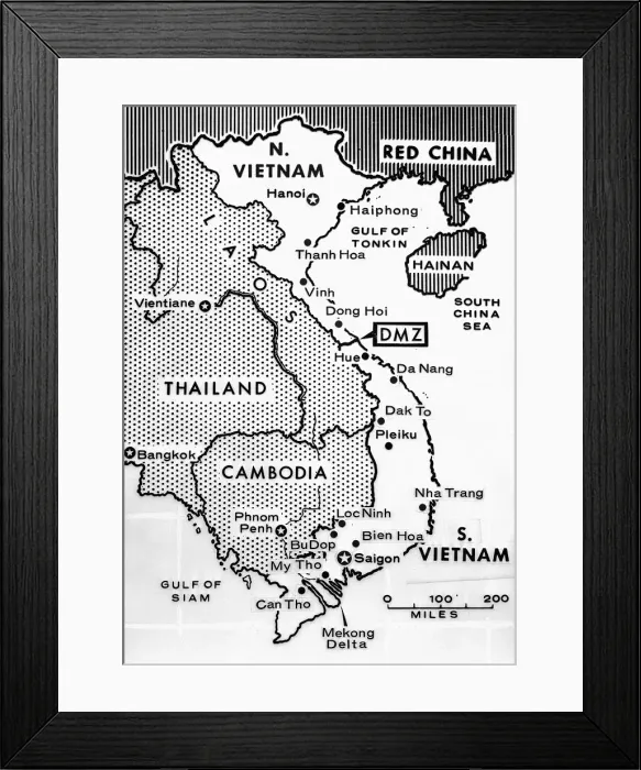 Framed Print : Southeast Asia Newsmap Framed Print : Southeast Asia Newsmap