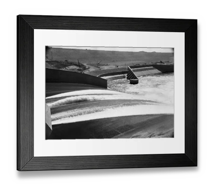 Framed Print : Water Running Over the Mangla Dam Framed Print : Water Running Over the Mangla Dam