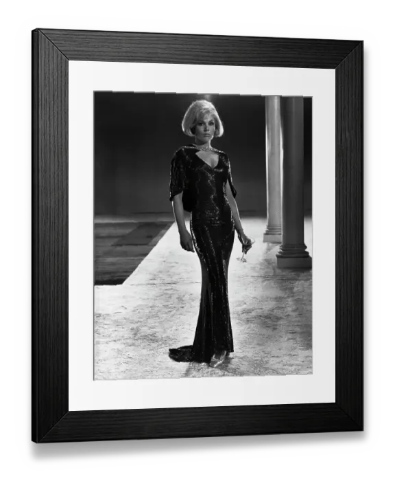 Framed Print : Kim Novak Wearing Slinky Gown Framed Print : Kim Novak Wearing Slinky Gown