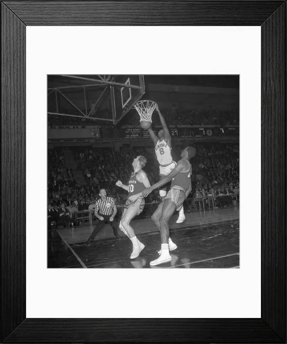Framed Print : Walt Bellamy Scoring Basketball Framed Print : Walt Bellamy Scoring Basketball