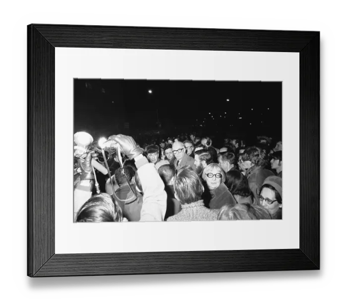 Framed Print : Dr. Spock Arrested at an Anti-Draft Demonstration Framed Print : Dr. Spock Arrested at an Anti-Draft Demonstration