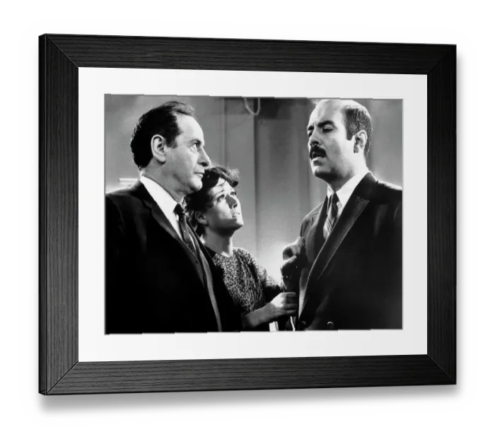Framed Print : Eli Wallach, Rosemary Harris and Pernell Roberts on CBS Playhouse Framed Print : Eli Wallach, Rosemary Harris and Pernell Roberts on CBS Playhouse