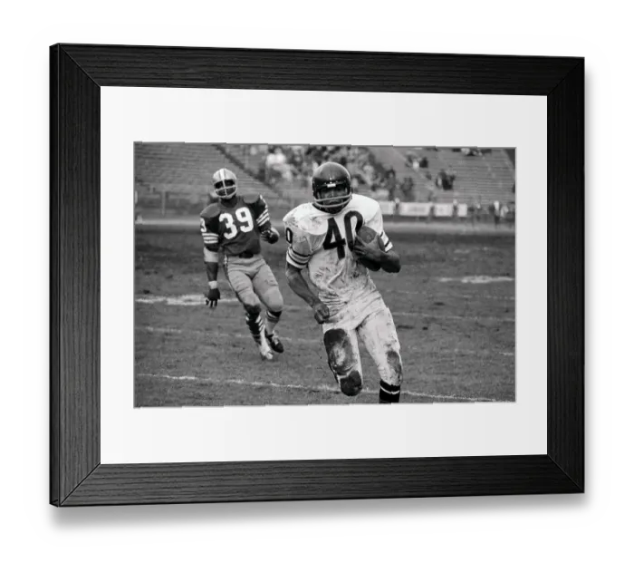 Framed Print : Gale Sayers Gets Around Kermit Alexander Framed Print : Gale Sayers Gets Around Kermit Alexander