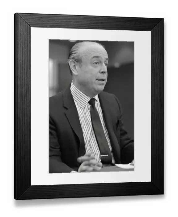 Framed Print : Portrait of Lehman Engel Framed Print : Portrait of Lehman Engel