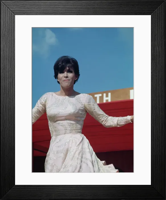 Framed Print : Elaine Dunn Entertaining Troops Framed Print : Elaine Dunn Entertaining Troops