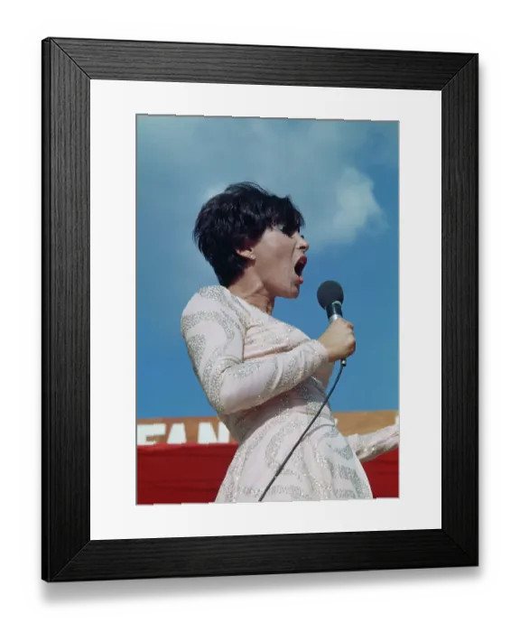 Framed Print : Elaine Dunn Entertaining Troops Framed Print : Elaine Dunn Entertaining Troops