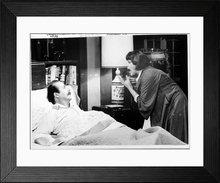 Framed Print : Kay Ballard with Roger Carmel Framed Print : Kay Ballard with Roger Carmel