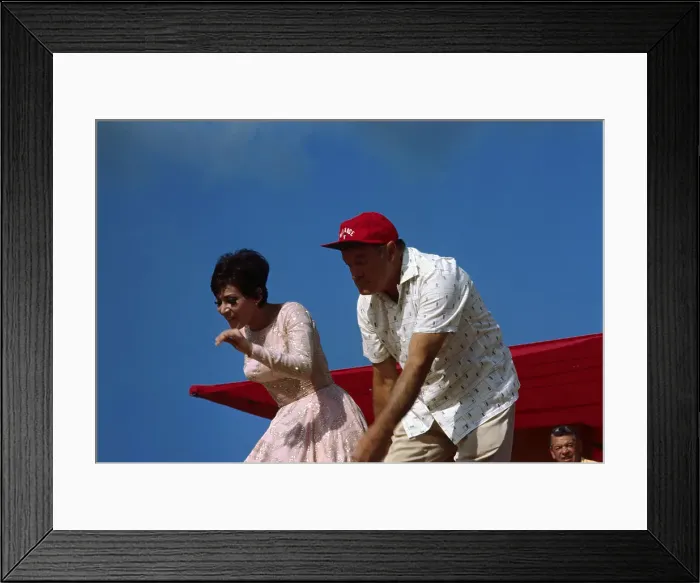 Framed Print : Bob Hope and Elaine Dunn Performing a Dance Routine Framed Print : Bob Hope and Elaine Dunn Performing a Dance Routine