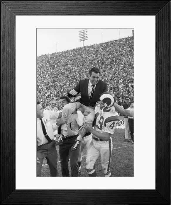 Framed Print : Ram Coach Being Carried After Victory