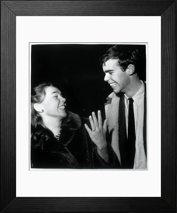 Framed Print : Julie Nixon and Fiance David Eisenhower Framed Print : Julie Nixon and Fiance David Eisenhower