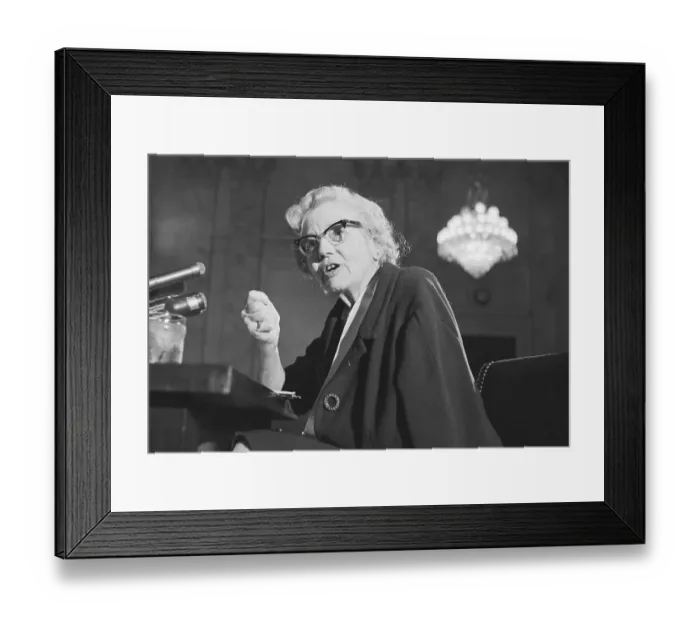 Framed Print : Helen B. Taussig Testifying Before Senate