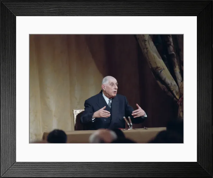 Framed Print : Charles De Gaulle Framed Print : Charles De Gaulle