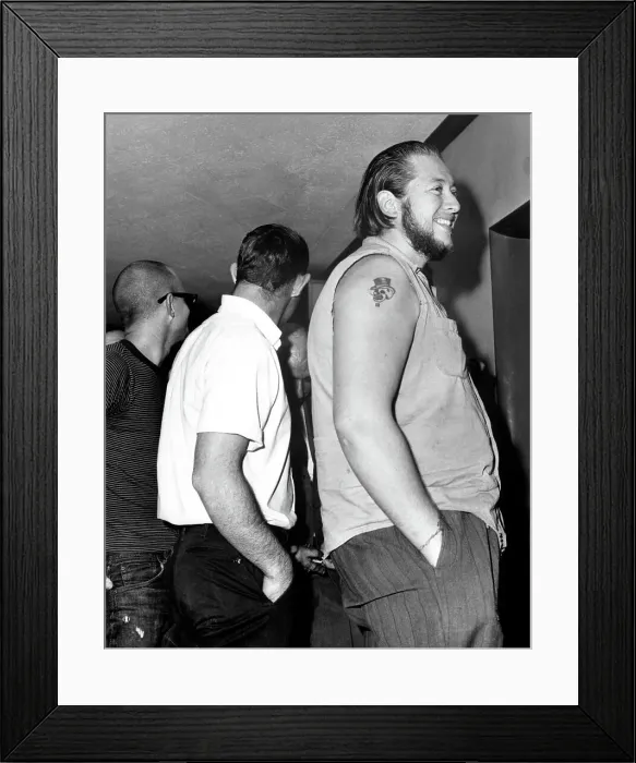 Framed Print : Outlaws Motorcycle Gang
