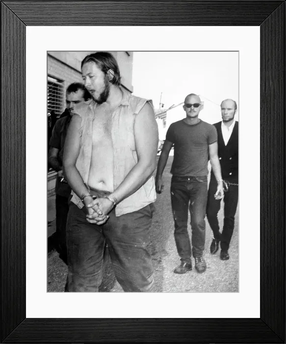 Framed Print : Outlaws Motorcycle Gang Framed Print : Outlaws Motorcycle Gang