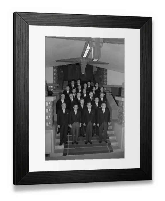 Framed Print : Portrait of Japanese Leaders Framed Print : Portrait of Japanese Leaders