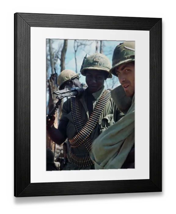 Framed Print : US Troops, Vietnam War