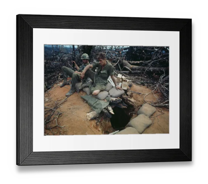 Framed Print : US Soldiers, Vietnam War Framed Print : US Soldiers, Vietnam War