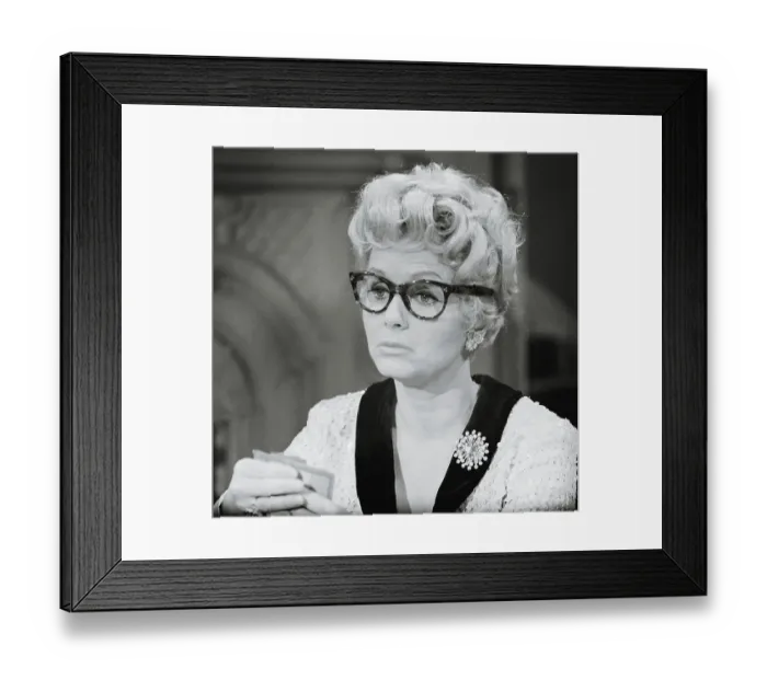 Framed Print : Portrait of Debbie Reynolds as Judy Holiday Framed Print : Portrait of Debbie Reynolds as Judy Holiday