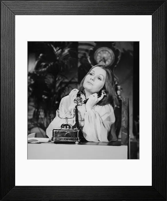 Framed Print : Portrait of Debbie Reynolds as Greta Garbo Framed Print : Portrait of Debbie Reynolds as Greta Garbo