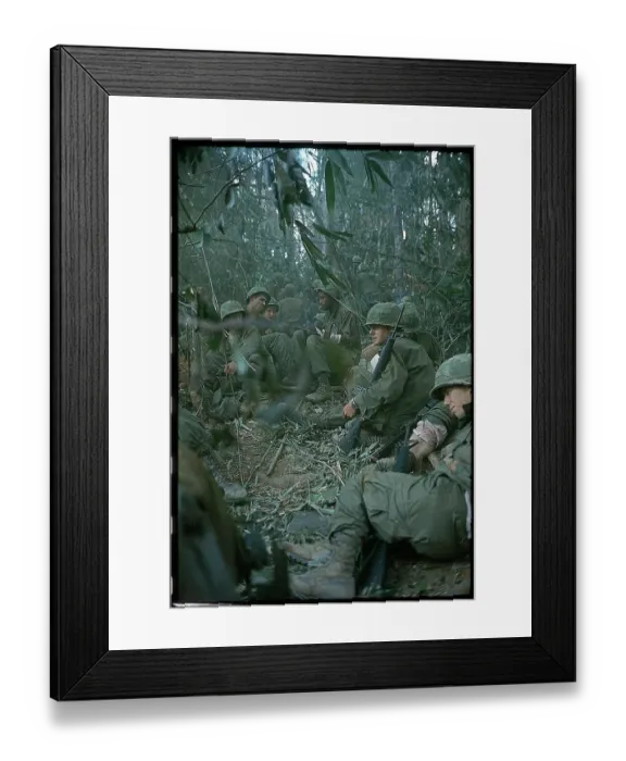 Framed Print : Wounded Soldiers Resting Framed Print : Wounded Soldiers Resting