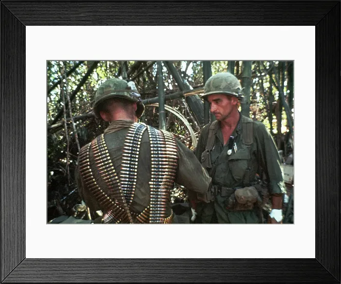 Framed Print : US Soldiers in the Jungle Framed Print : US Soldiers in the Jungle