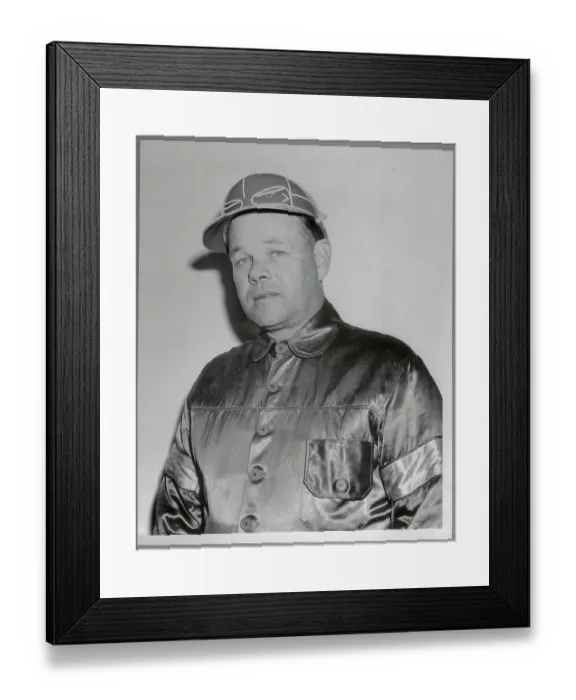 Framed Print : Billy Myer in Racing Uniform Framed Print : Billy Myer in Racing Uniform