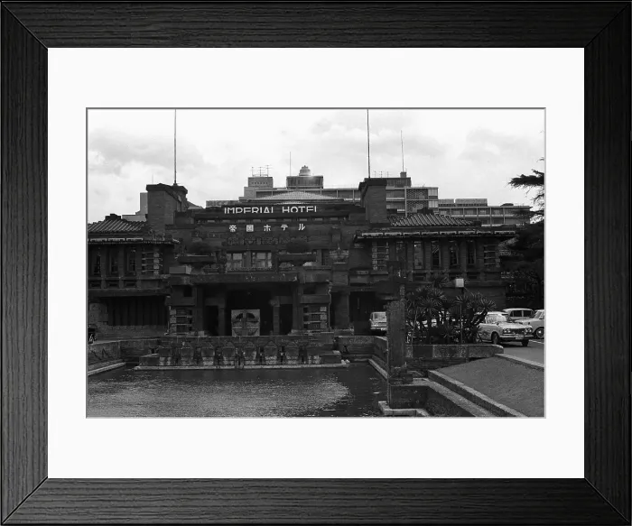 Framed Print : Aerial View Of The Imperial Hotel Framed Print : Aerial View Of The Imperial Hotel