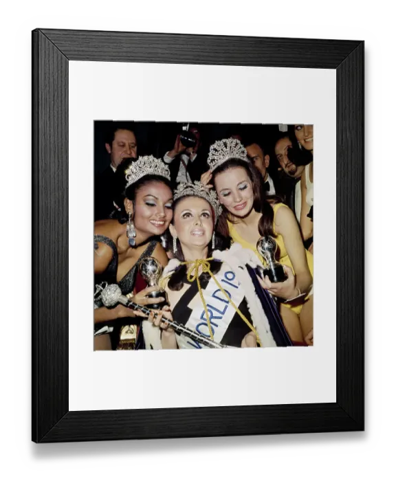Framed Print : Miss World Winners 1967 Framed Print : Miss World Winners 1967