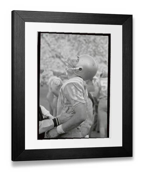 Framed Print : UCLA Quarterback Gary Baban Feeling Injury Framed Print : UCLA Quarterback Gary Baban Feeling Injury
