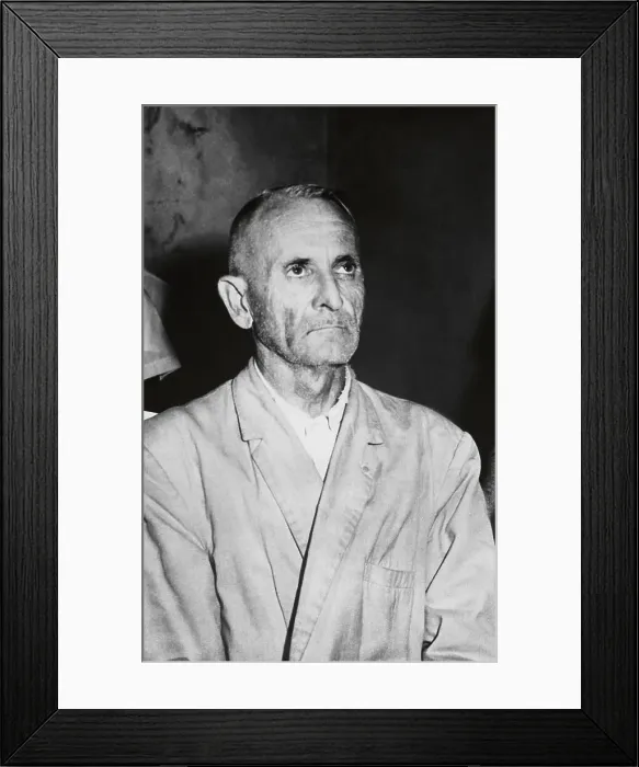 Framed Print : Portrait of Heinrich Mueller Framed Print : Portrait of Heinrich Mueller