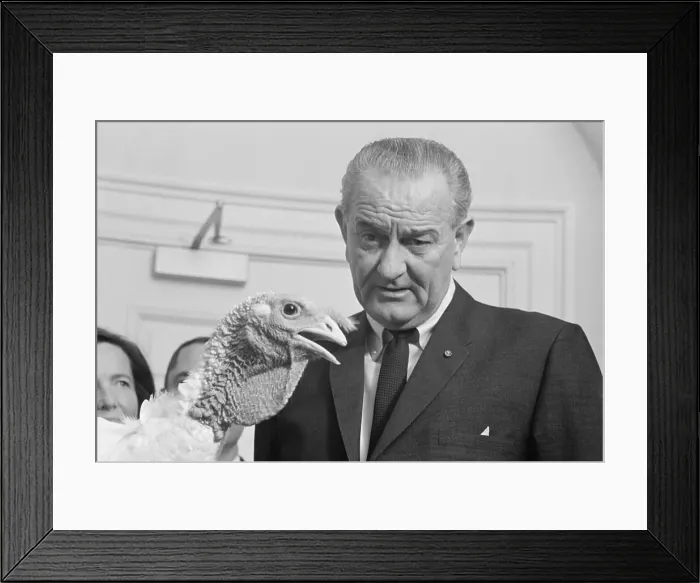 Framed Print : Lyndon. (Original Caption). Washington, DC: President Johnson was presented Framed Print : Lyndon. (Original Caption). Washington, DC: President Johnson was presented