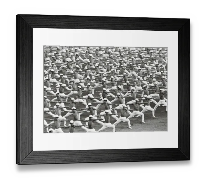 Framed Print : Buddhists Performing in Gymnastic Exhibition Framed Print : Buddhists Performing in Gymnastic Exhibition