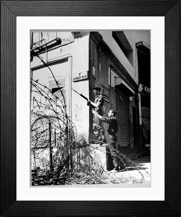 Framed Print : John Lawton Escorts Soldier in Yemen Framed Print : John Lawton Escorts Soldier in Yemen