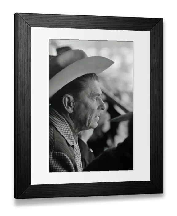 Framed Print : Portrait of Ronald Reagan Framed Print : Portrait of Ronald Reagan