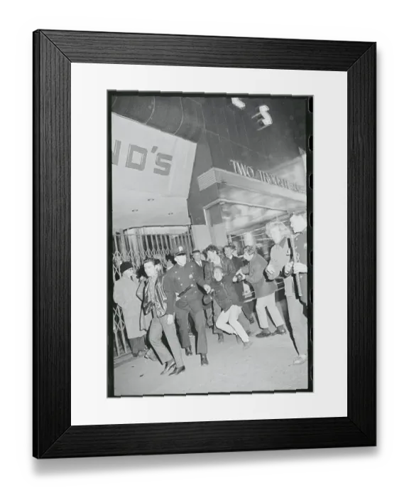 Framed Print : Demonstrator Being Pulled Away Framed Print : Demonstrator Being Pulled Away