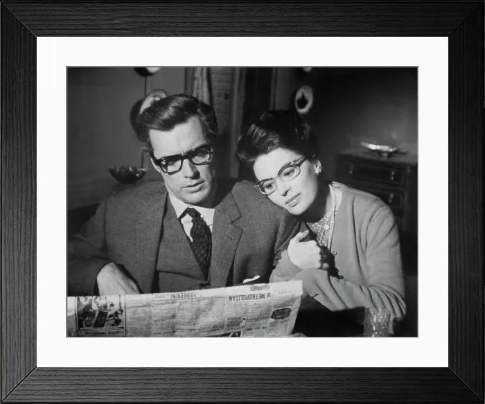 Framed Print : Clint Eastwood Reading Newspaper
