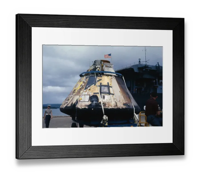 Framed Print : View of Recovery of Apollo IV Spacecraft Framed Print : View of Recovery of Apollo IV Spacecraft