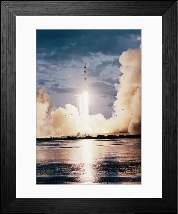 Framed Print : Saturn V Lift-Off Framed Print : Saturn V Lift-Off