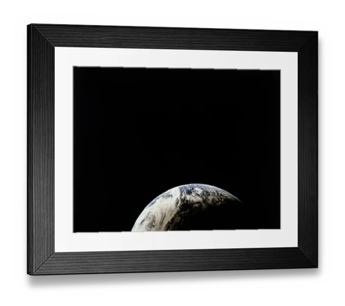 Framed Print : View Of Earth, Apollo 4 Framed Print : View Of Earth, Apollo 4