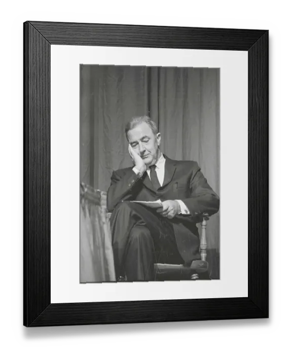 Framed Print : Eugene McCarthy Resting Head in Hand Framed Print : Eugene McCarthy Resting Head in Hand