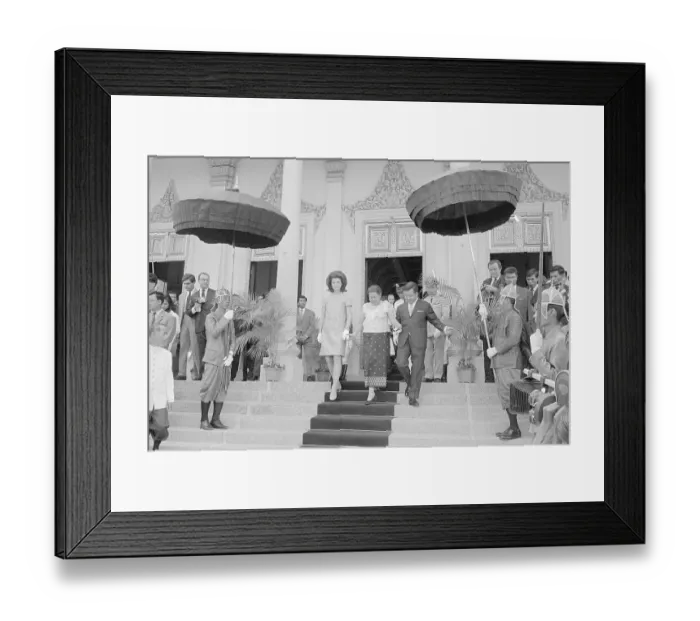 Framed Print : Mrs. John F. Kennedy with Members of the Cambodian Royal Family Framed Print : Mrs. John F. Kennedy with Members of the Cambodian Royal Family