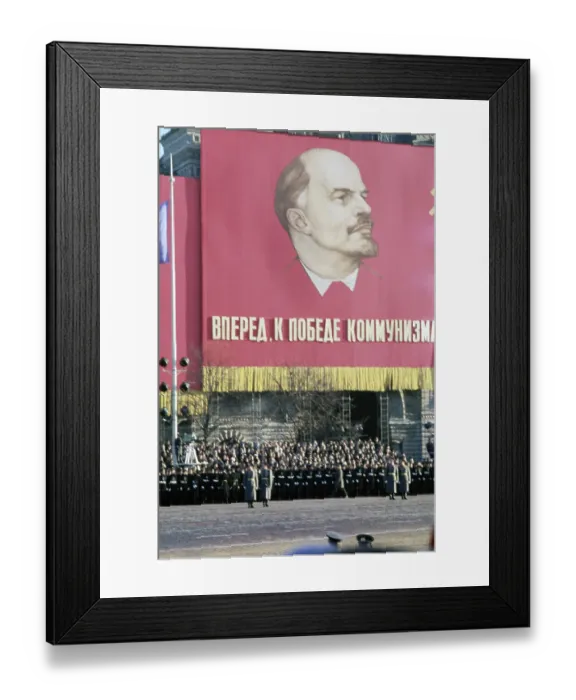 Framed Print : October Revolution Anniversary Parade Framed Print : October Revolution Anniversary Parade