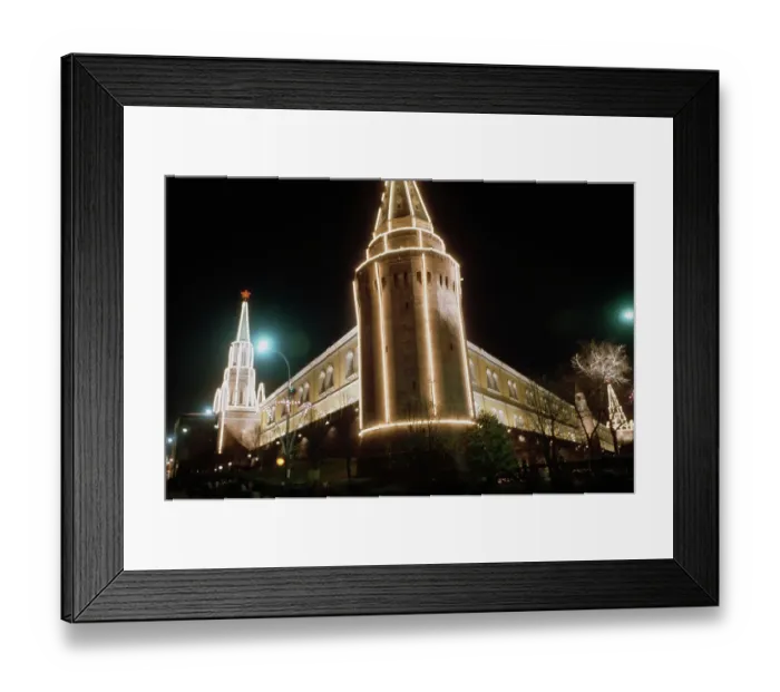 Framed Print : Kremlin Illuminations Framed Print : Kremlin Illuminations